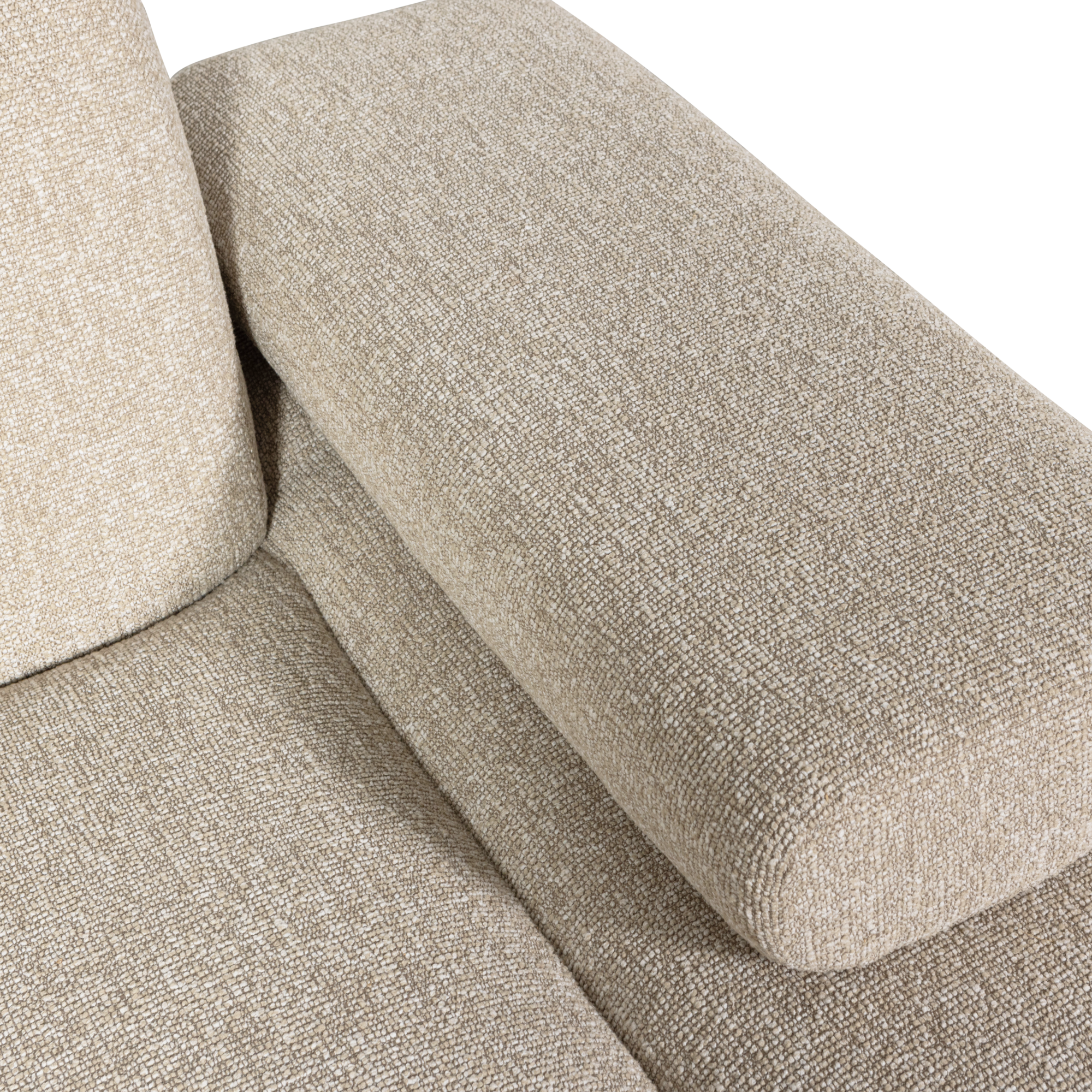Chaise Longue Mojo Element Mojo Chaise Longue Element Rechts - Bouclé - Beige Melange
