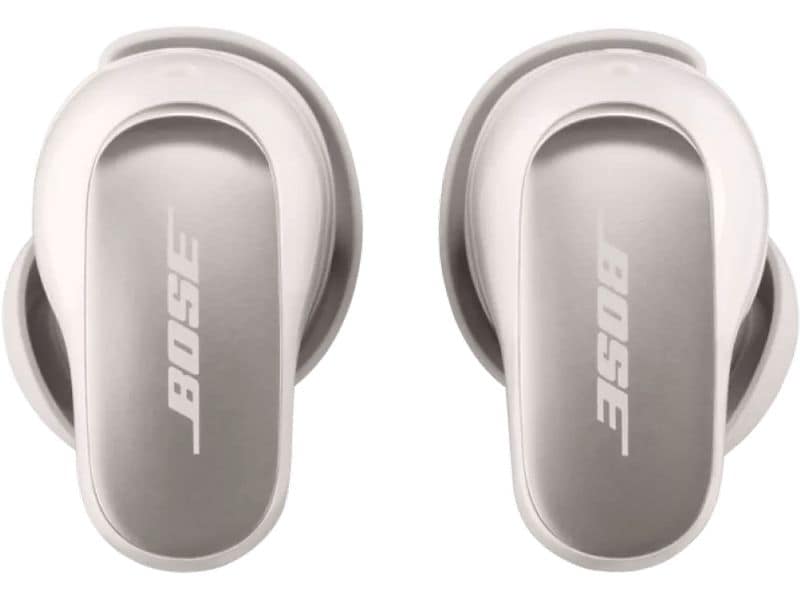 Bose In-Ear-Kopfhörer QuietComfort Ultra Weiss Earbuds mit räumlichem Klang