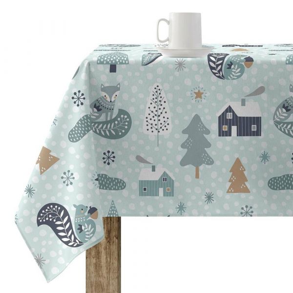 Muare Merry Christmas Resin Anti-stain Tablecloth 57 250x139 Cm Colorido