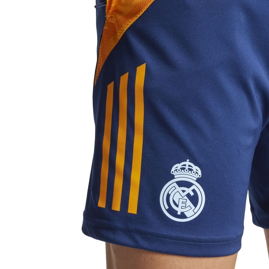 Real Madrid Short d'Entraînement Tiro 24 - Bleu/Crew Orange/Bleu