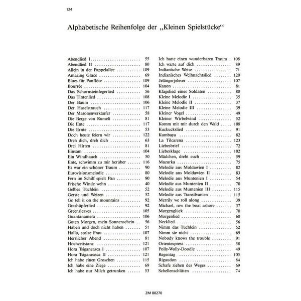 Zimmermann Verlag Schule für Panflöte