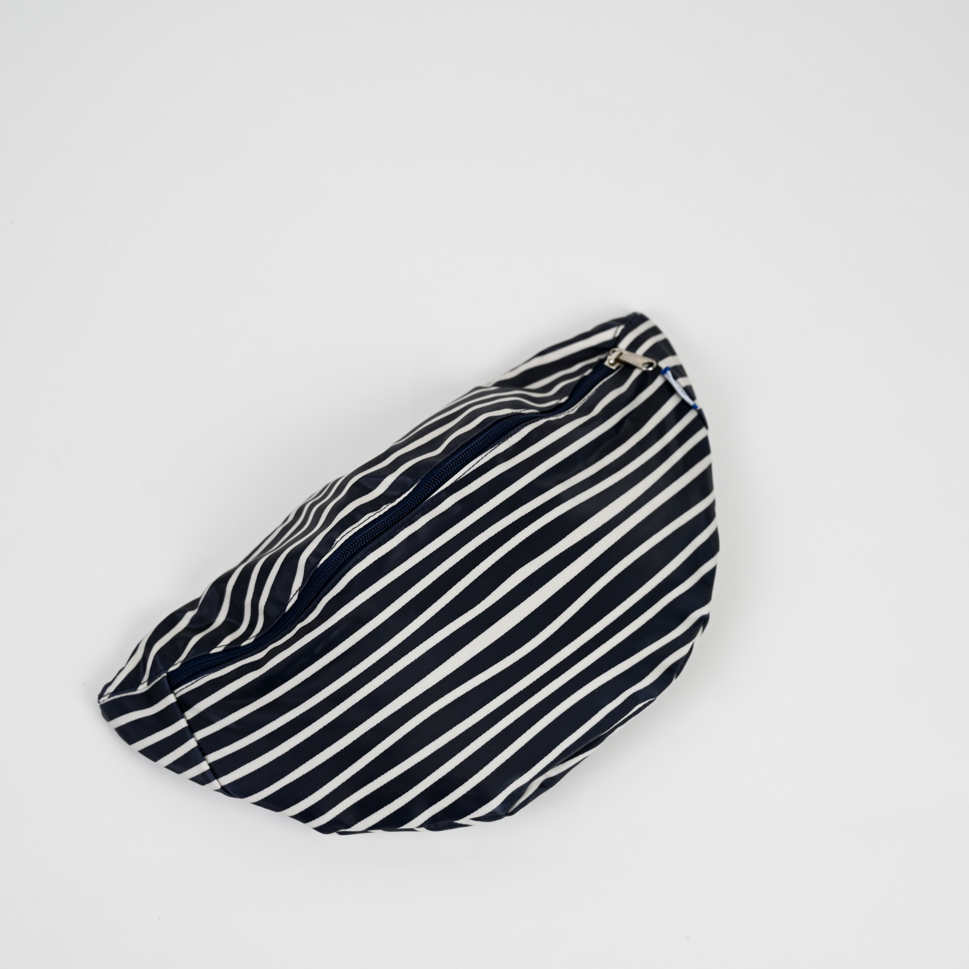 Petit Sac Banane Rayé Ivoire Marine