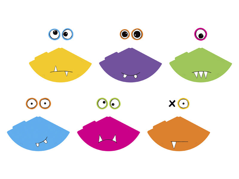 Monster Feesthoedjes 16cm 6st