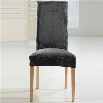 Housse de chaise bi-extensible microfibre