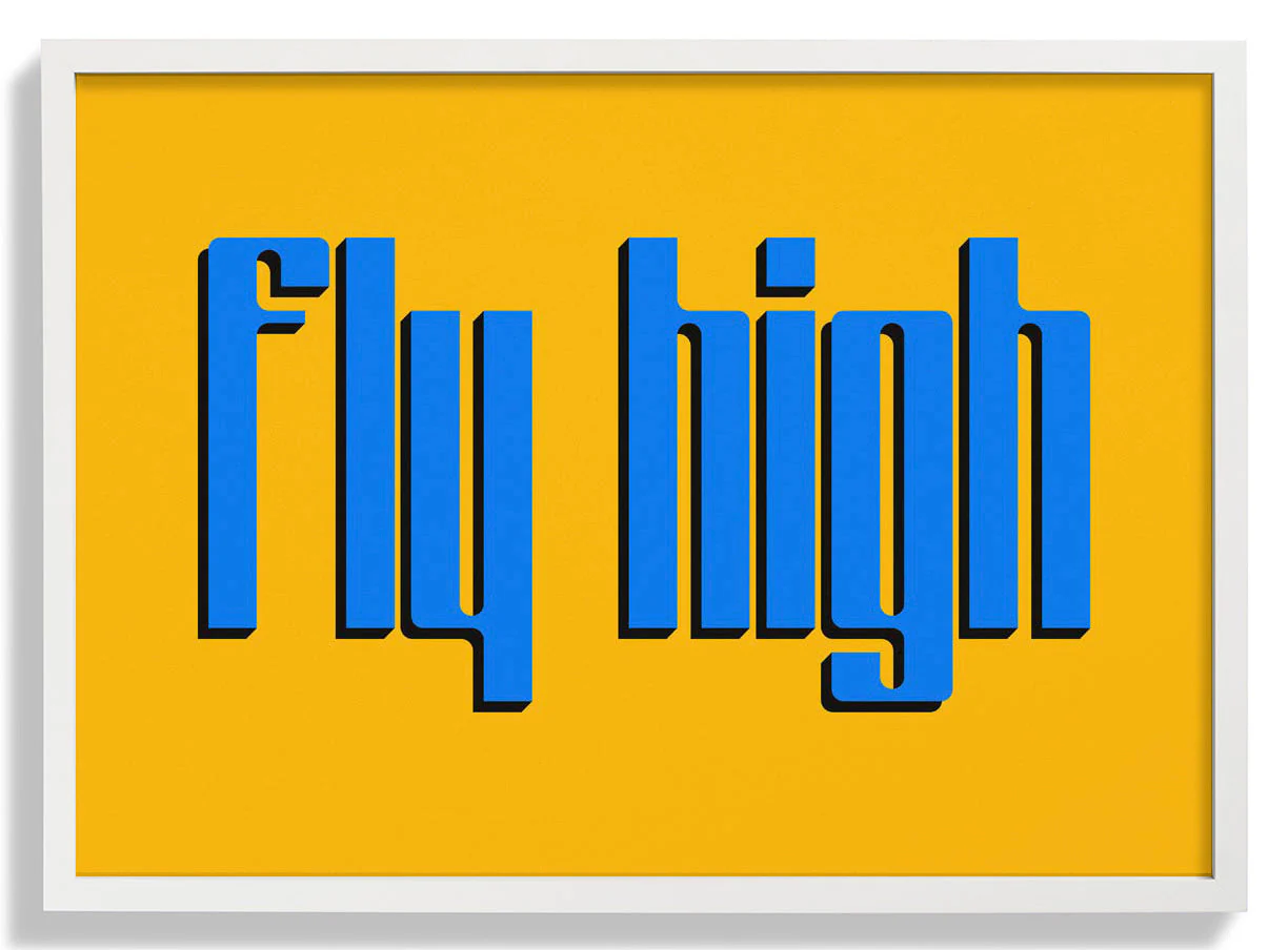 Fly High Kunstdruck