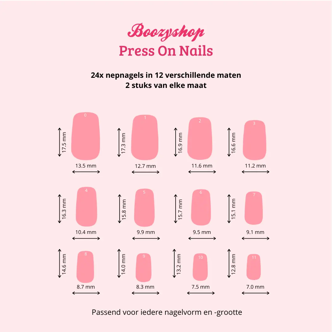 Press On French Nails Waves