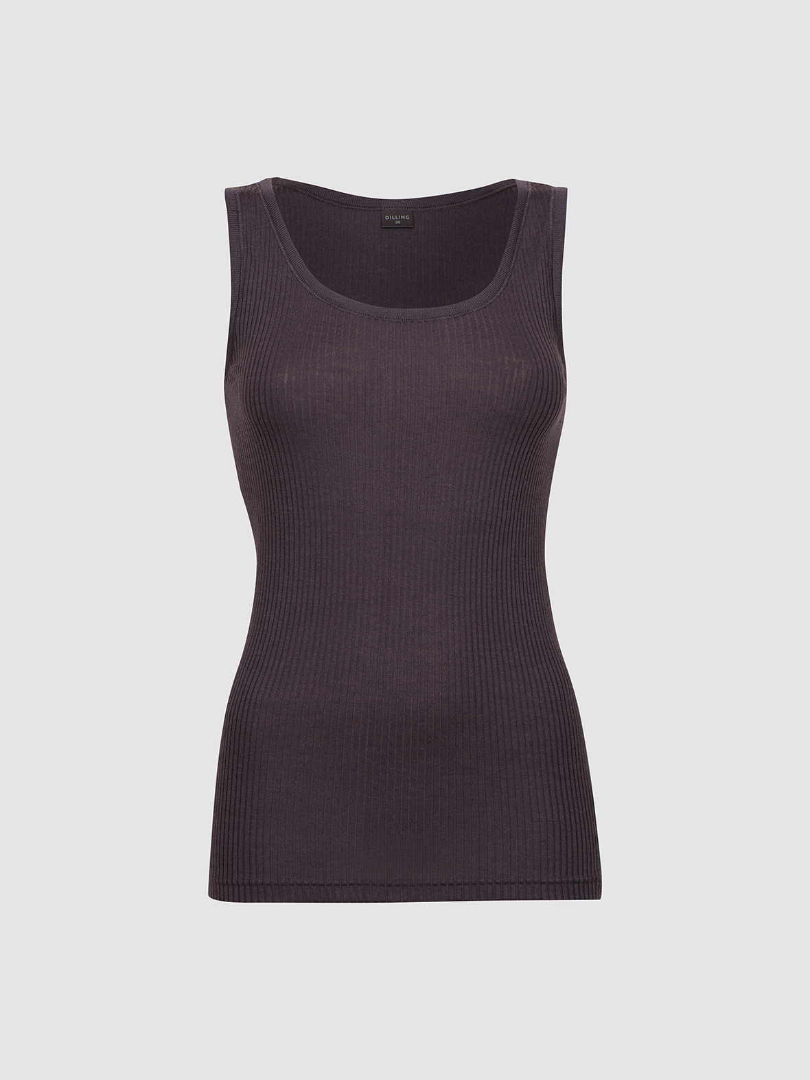 Tanktop van merinowol voor dames in Retro-rood