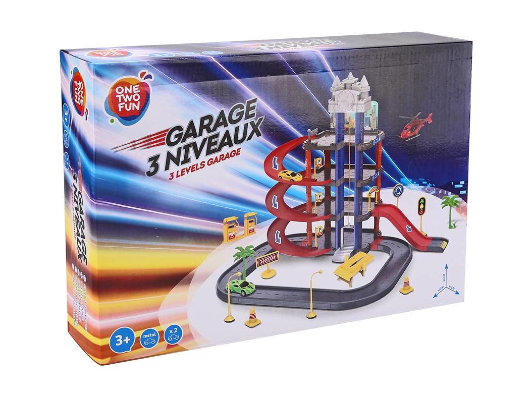 GARAGEM 3 NÍVEIS ONE TWO FUN