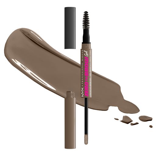 NYX Professional Makeup Zero To Brow Longwear Brow Gel, 05 Ash Brown