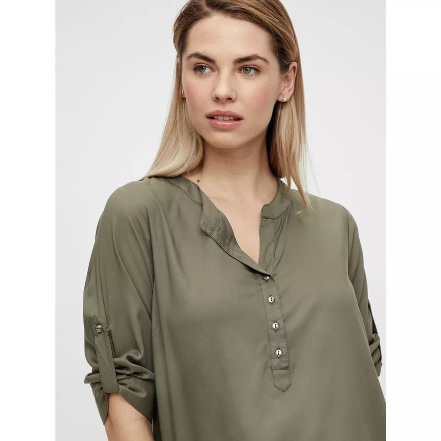 mama;licious Umstandsbluse MLMERCY Dusty Olive