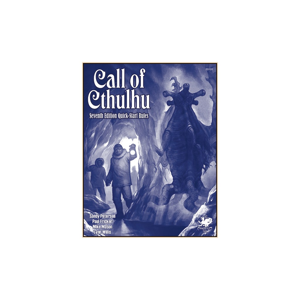 Call of Cthulhu 7th Ed - Quick Start Rules