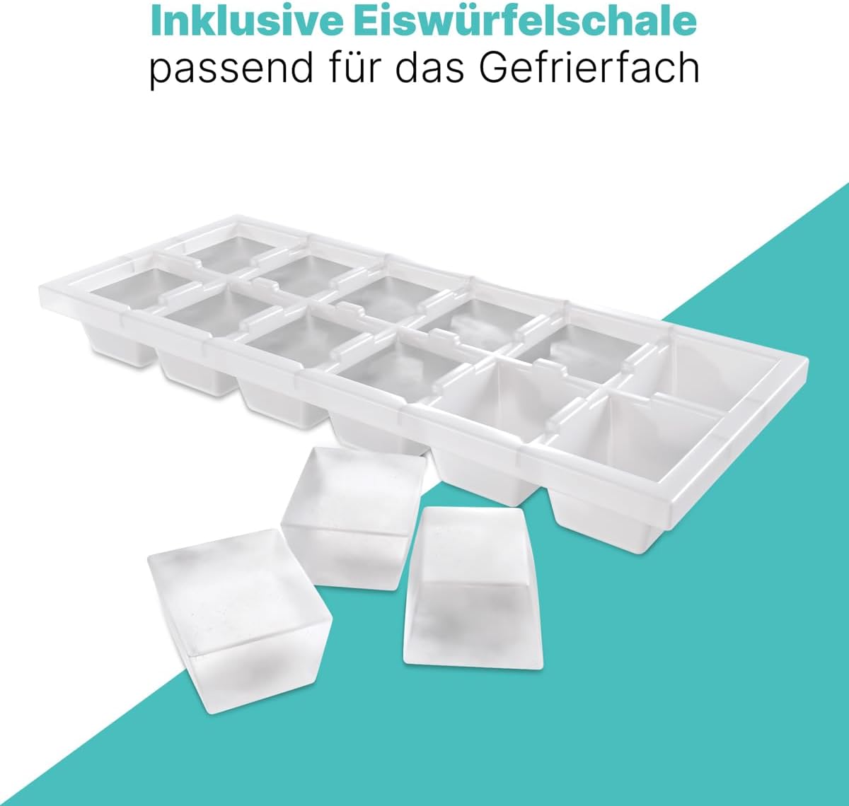 Bomann® Gefrierschrank 143cm | 4 Sterne-Gefrierfach | Temperaturbereich: ≤ -18°C | Tiefkühlschrank leise 40dB | wechselbarer Türanschlag | Gefrierschrank gross | 168L Freezer | GS 7364 inox