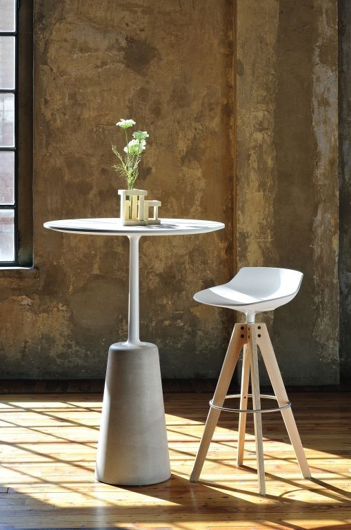 MDF Italia Rock table statafel wit 110