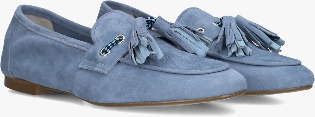 blauwe stefano lauran loafers atena