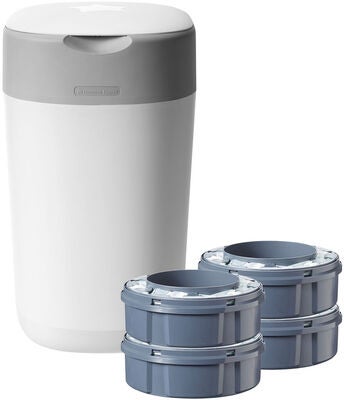 Tommee Tippee Sangenic Twist & Click inkl. 4 Refill, Hvit