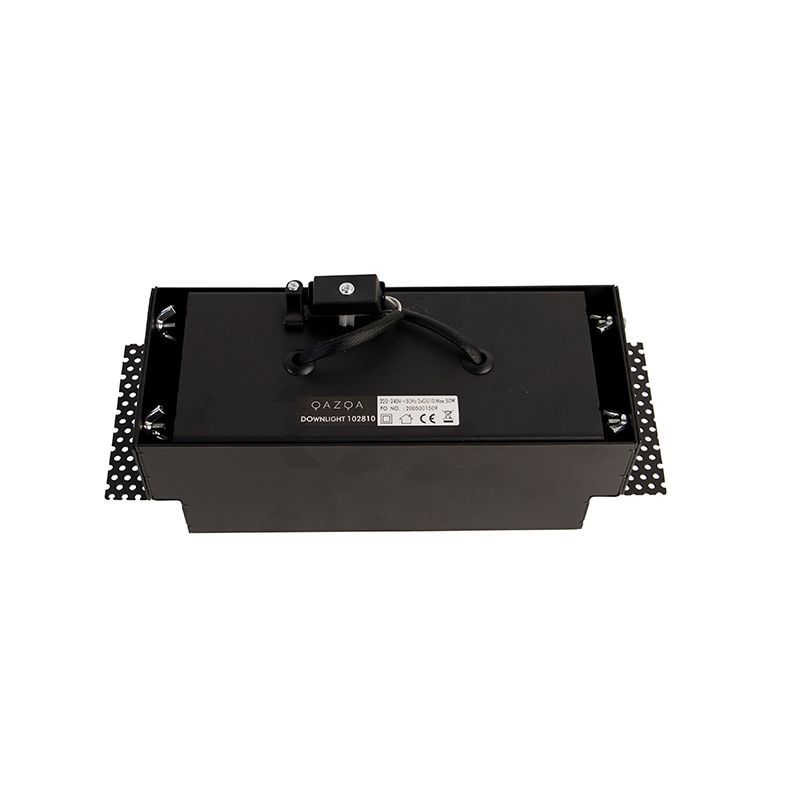 Smart inbouwspot zwart Trimless 2-lichts incl. Wifi GU10 - Oneon Honey