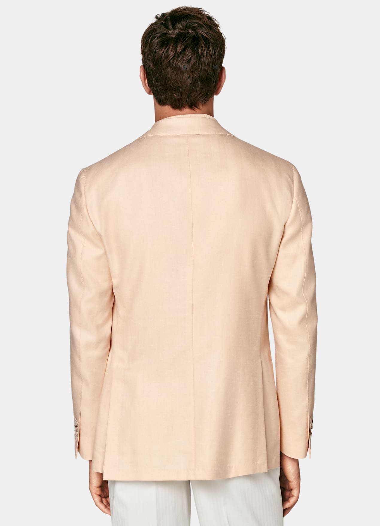 Blazer Roma coupe Relaxed rose clair à chevrons