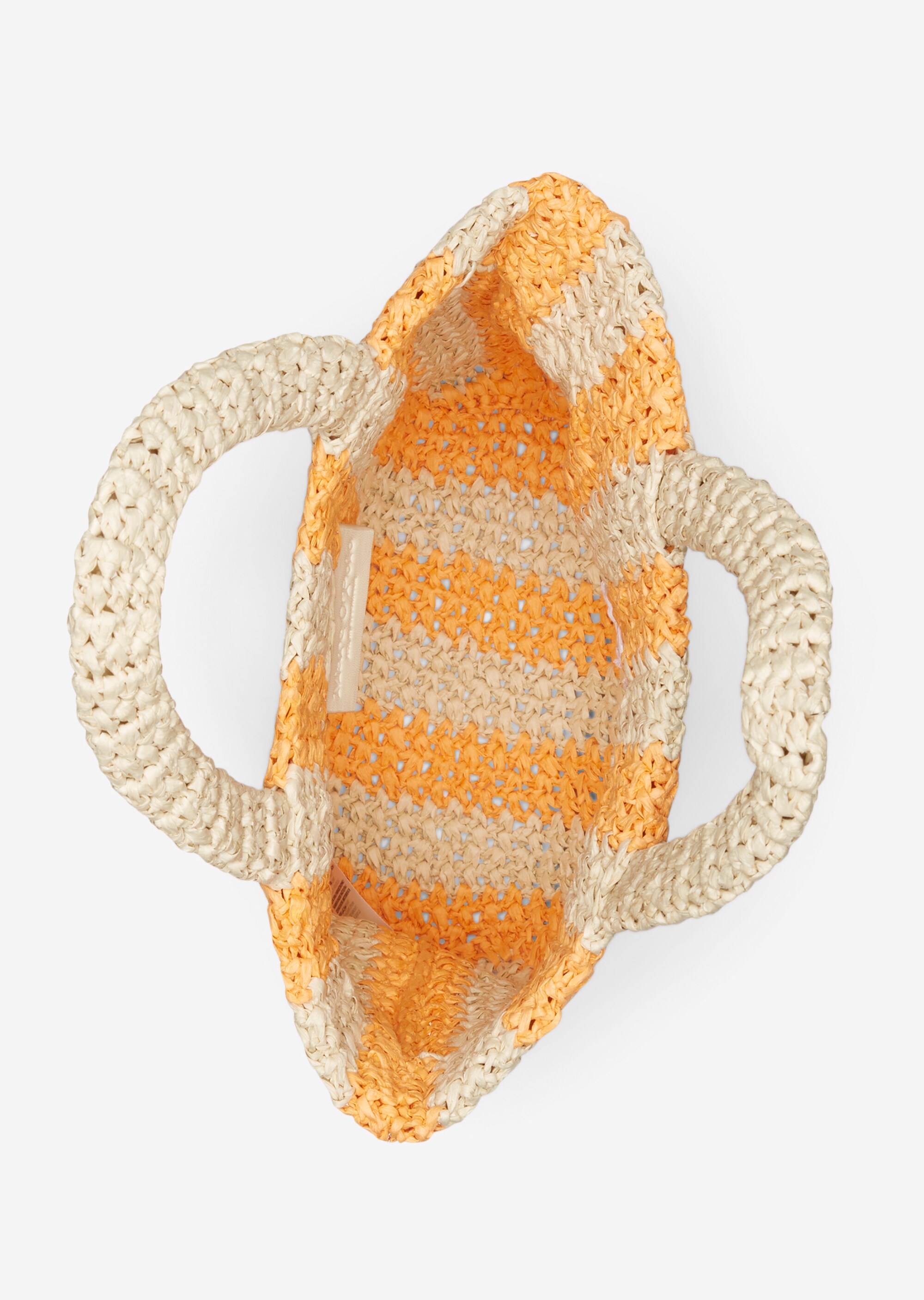 Raffia-Shopper im kleinen Format