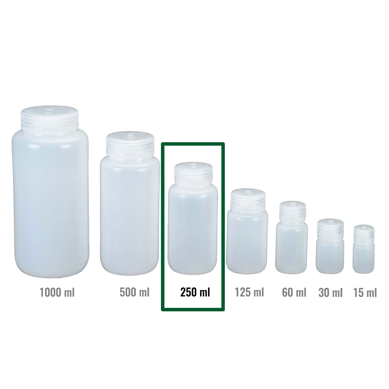 Nalgene 250 ml Round wide mouth