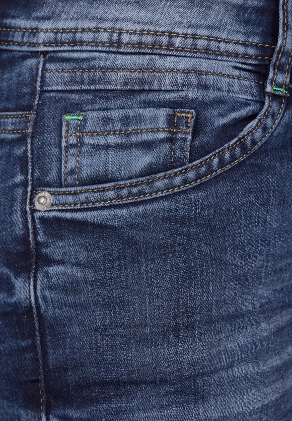 Slim Fit Jeans - mid blue wash