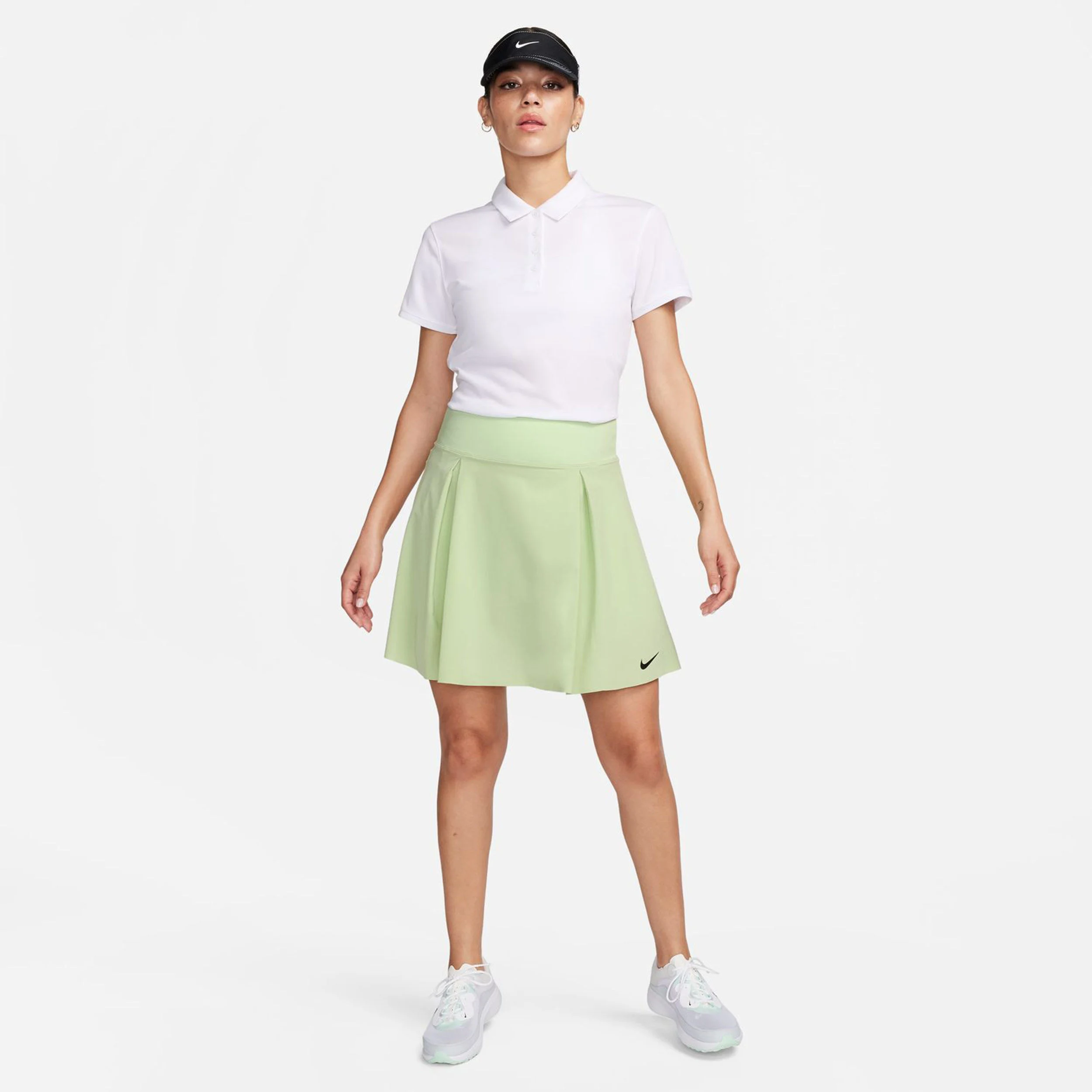 Nike Dri-Fit Advantage Long Jupe Femmes - Mint, Noir