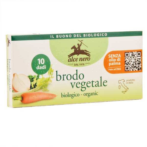 Bouillon de légumes bio - Cubes - Alce Nero