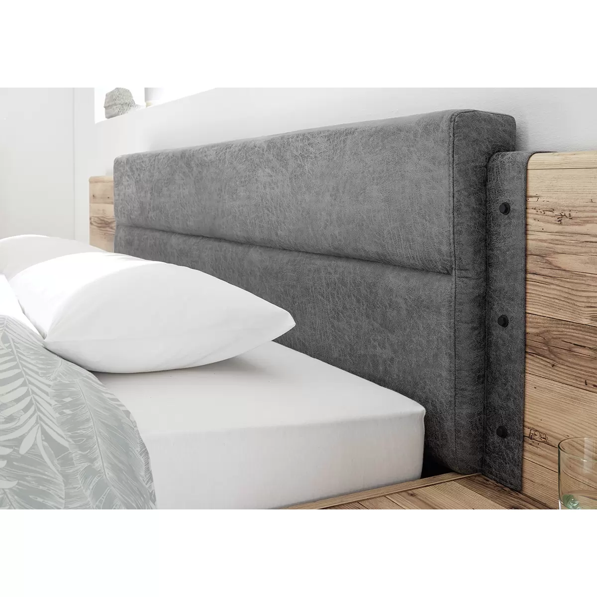 Bettanlage Alicante 180 x 200 graphit,braun
