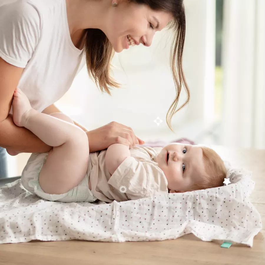 KOALA BABYCARE®Musselintuch Soft Touch 80 x 80 cm 3er-Pack - lila