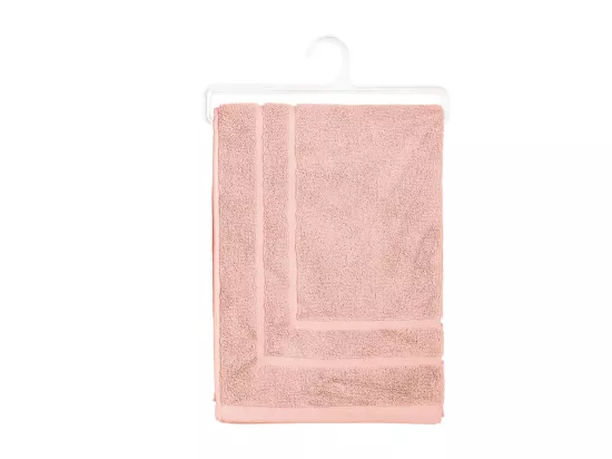 Tapis de salle de Bain en coton Rose 50 x 70 cm