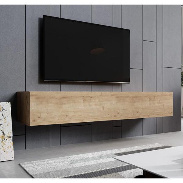 Móveis Bonitos Móvel de Tv Aitana M2 180x30cm Roble