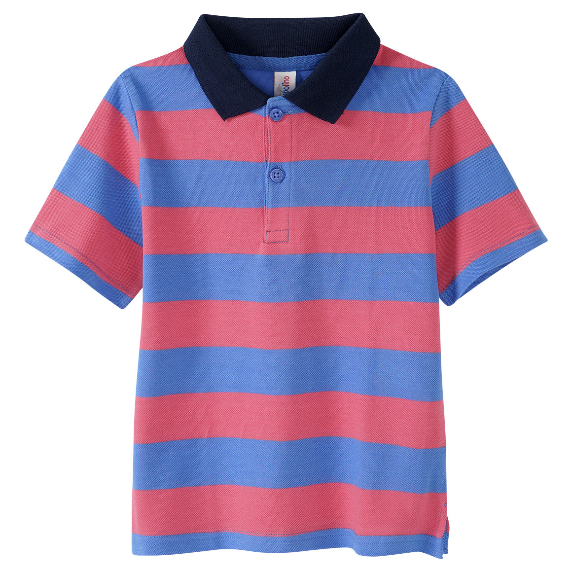 Topolino Jungen Poloshirt mit Streifen blau / rot