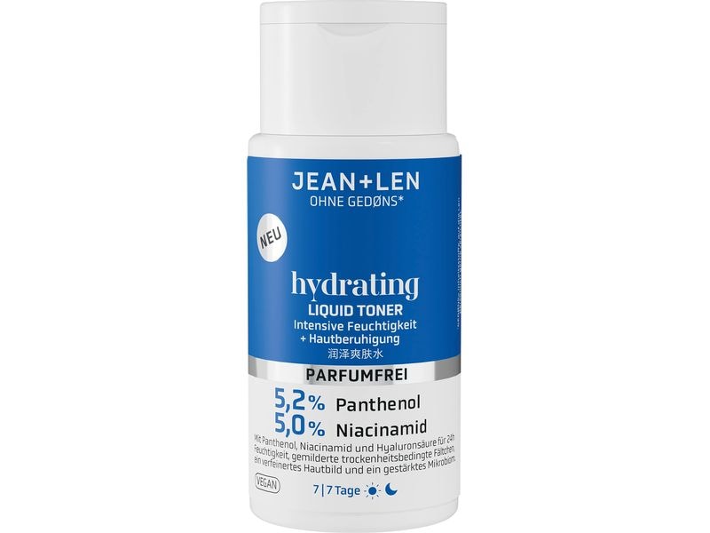 Jean & Len Hydrating Liquid Toner 150 ml Natürlicher, feuchtigkeitsspendender Gesichtstoner