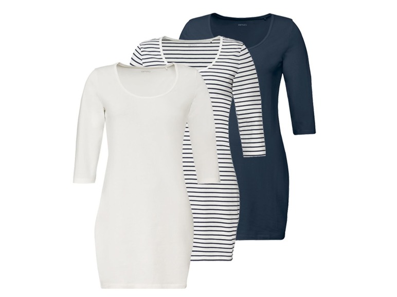 3 dames longshirts