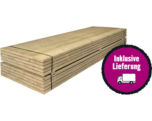 Konsta Palette Bouwplank Vuren 3000x 200 x 40 mm = 60 stuks