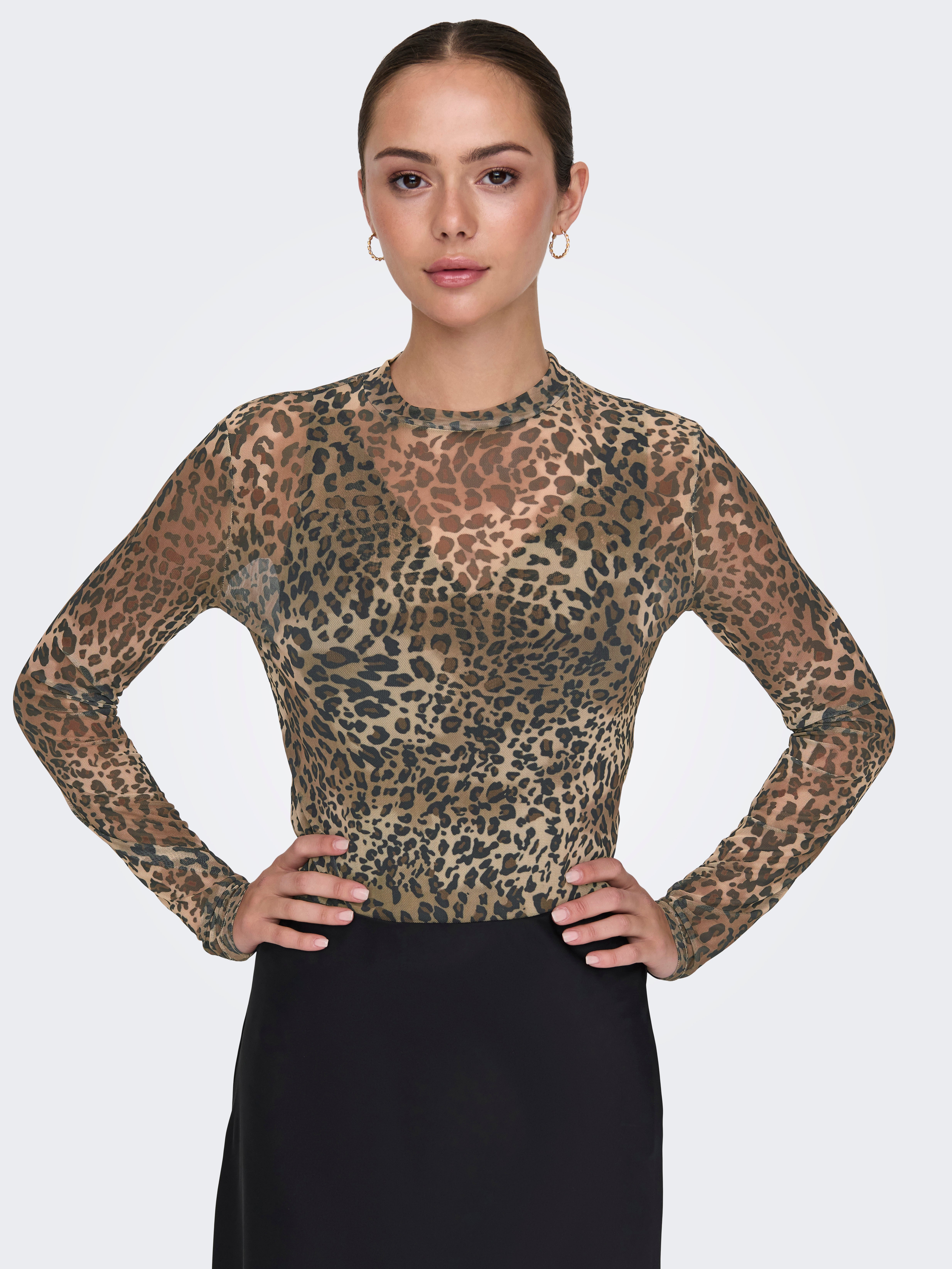 JDYALVA Top Black