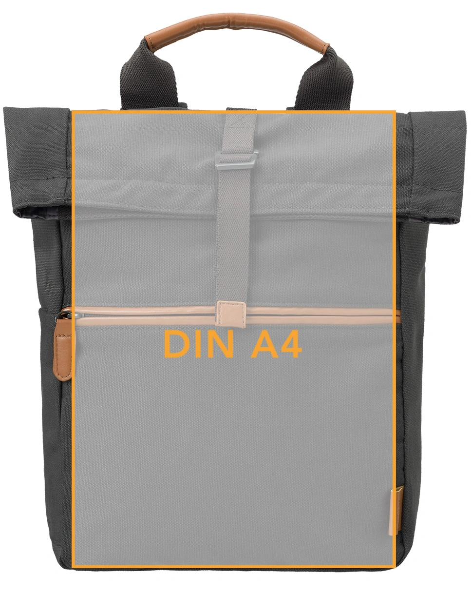 Rucksack UNI (33x31x10) in schwarz