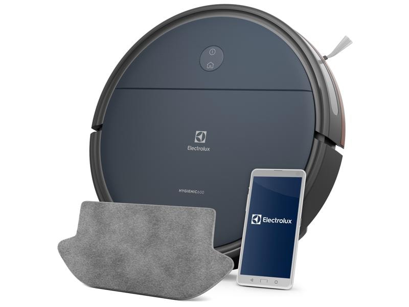 Electrolux Saug- und Wischroboter 600 ER61UW1DB Blau Roboter-Staubsauger mit App-Verbindung