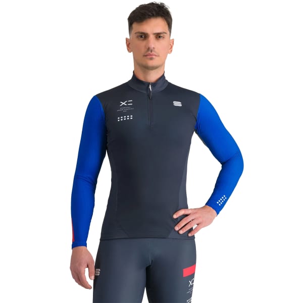 T-shirt ski de fond SPORTFUL SQUADRA JERSEY GALAXY BLUE/BRIGHT BLUE