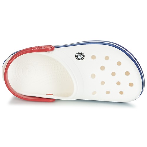 Crocs - CROCBAND Blanco / Azul / Rojo