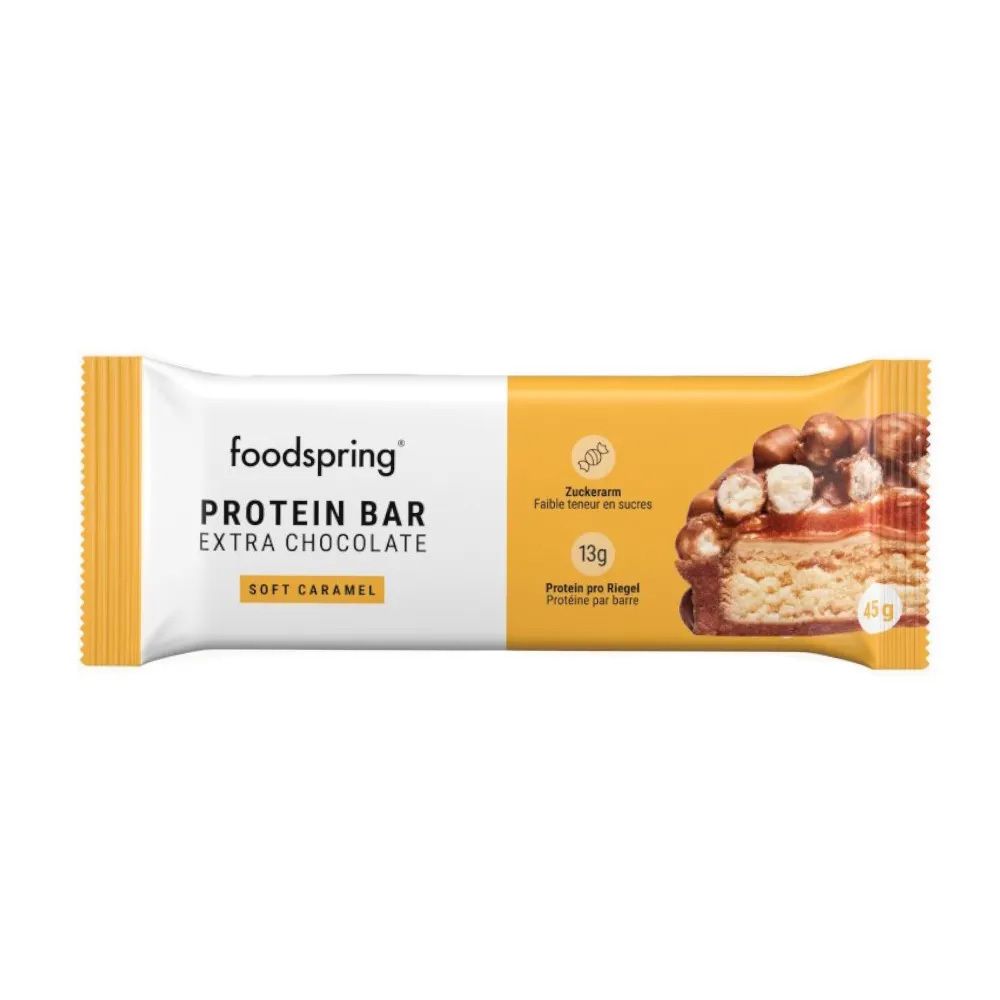 foodspring® Protein Bar Extra Chocolate Soft Caramel