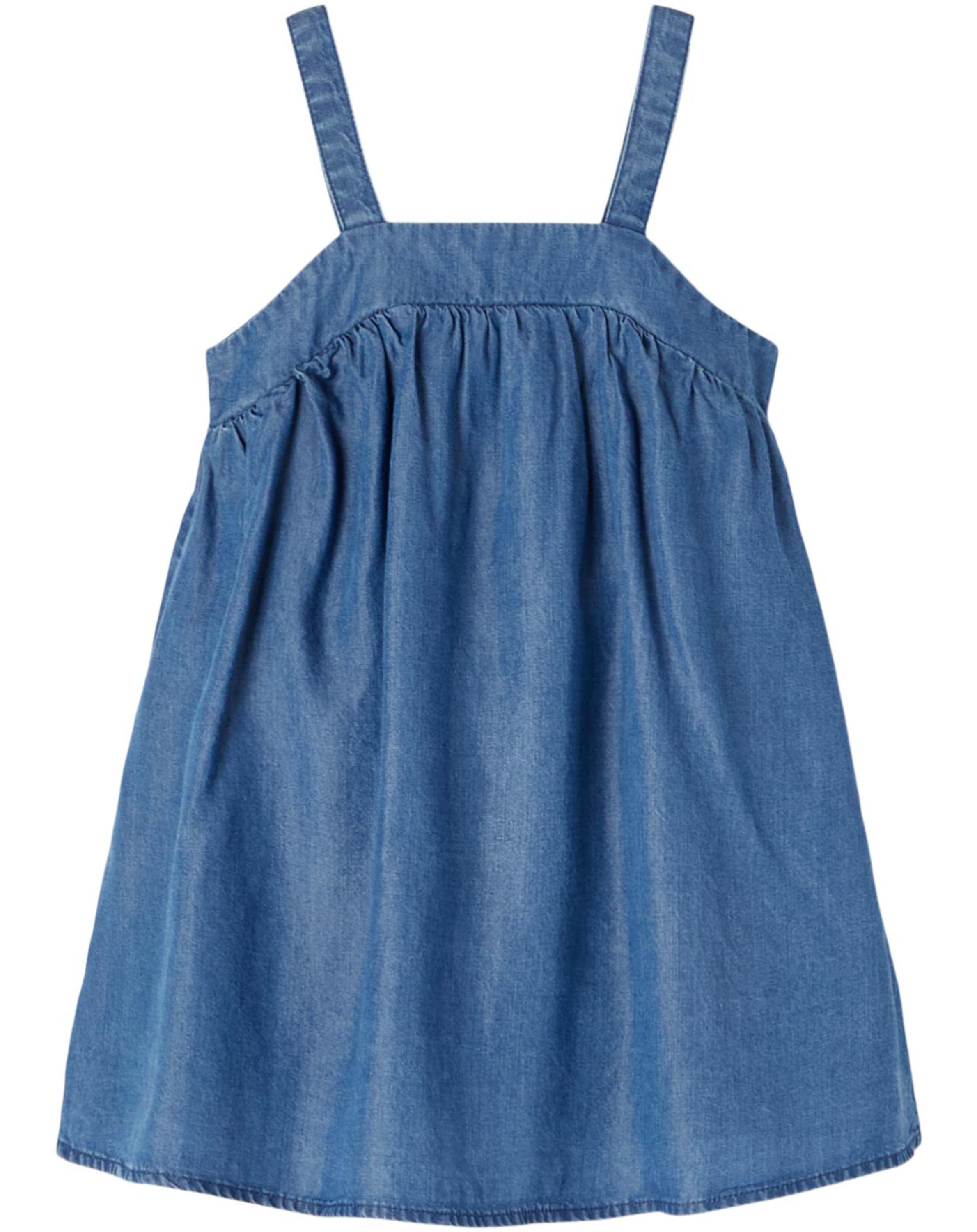 Jeans-Trägerkleid NMFDEVA in medium blue denim