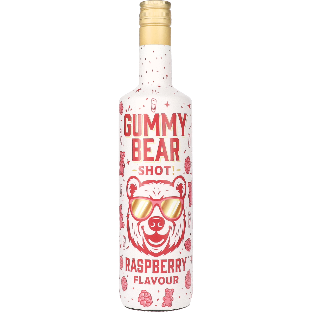 Gummy Bear Shot Raspberry 70 cl