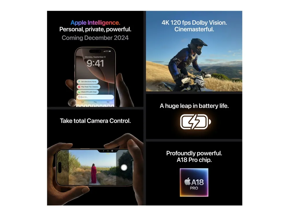 Apple | iPhone 16 Pro - 1 TB - Desert Titanium