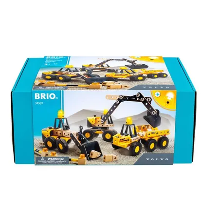 BRIO Builder Großes Volvo Baufahrzeuge-Set