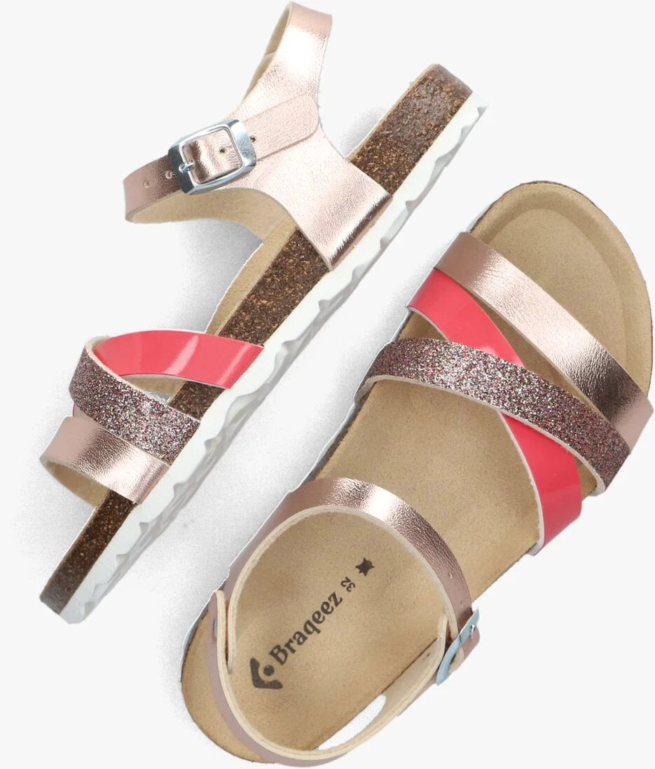 BRAQEEZ paarse braqeez sandalen saar spain
