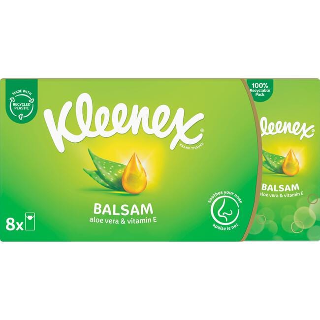 Kleenex Balsam Zakdoekjes 8 pakjes