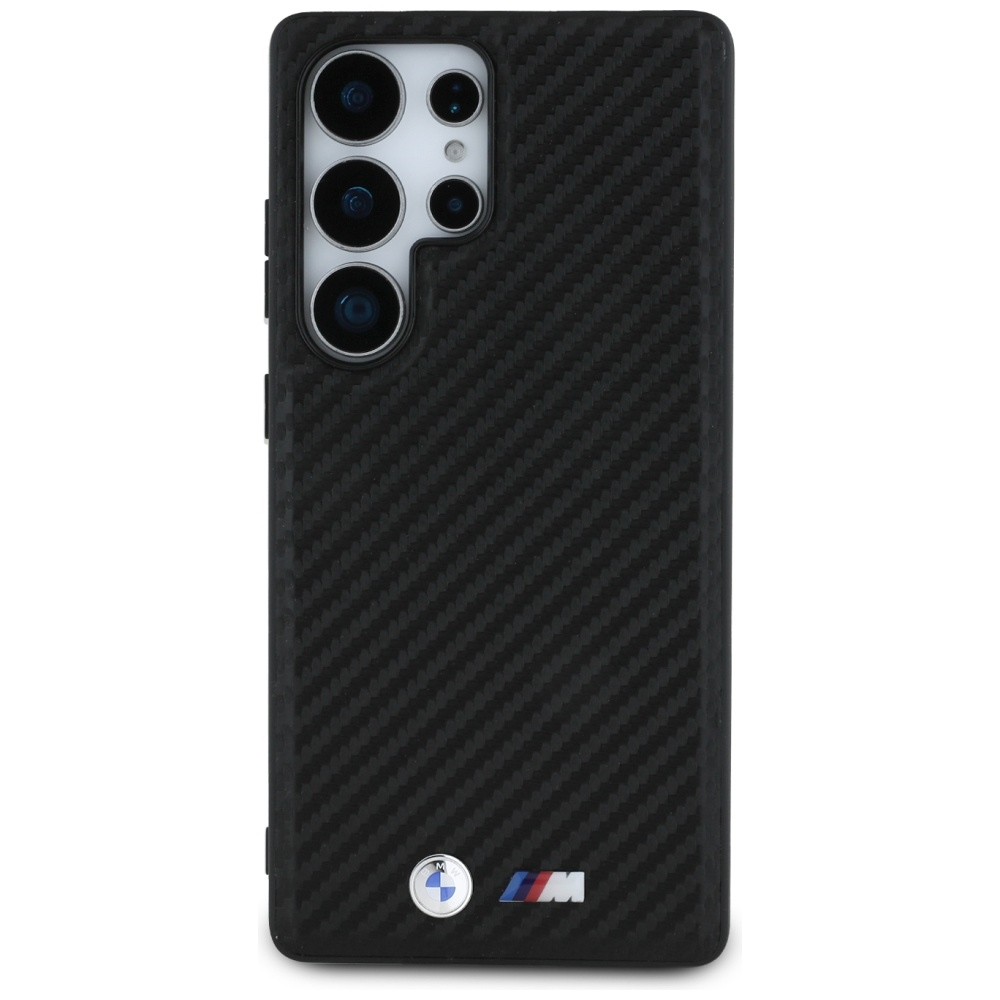 Samsung Galaxy S25 Ultra Hardcase Hülle Carbon MagSafe-Modul (BMHMS25L24PUCILK) - Schwarz