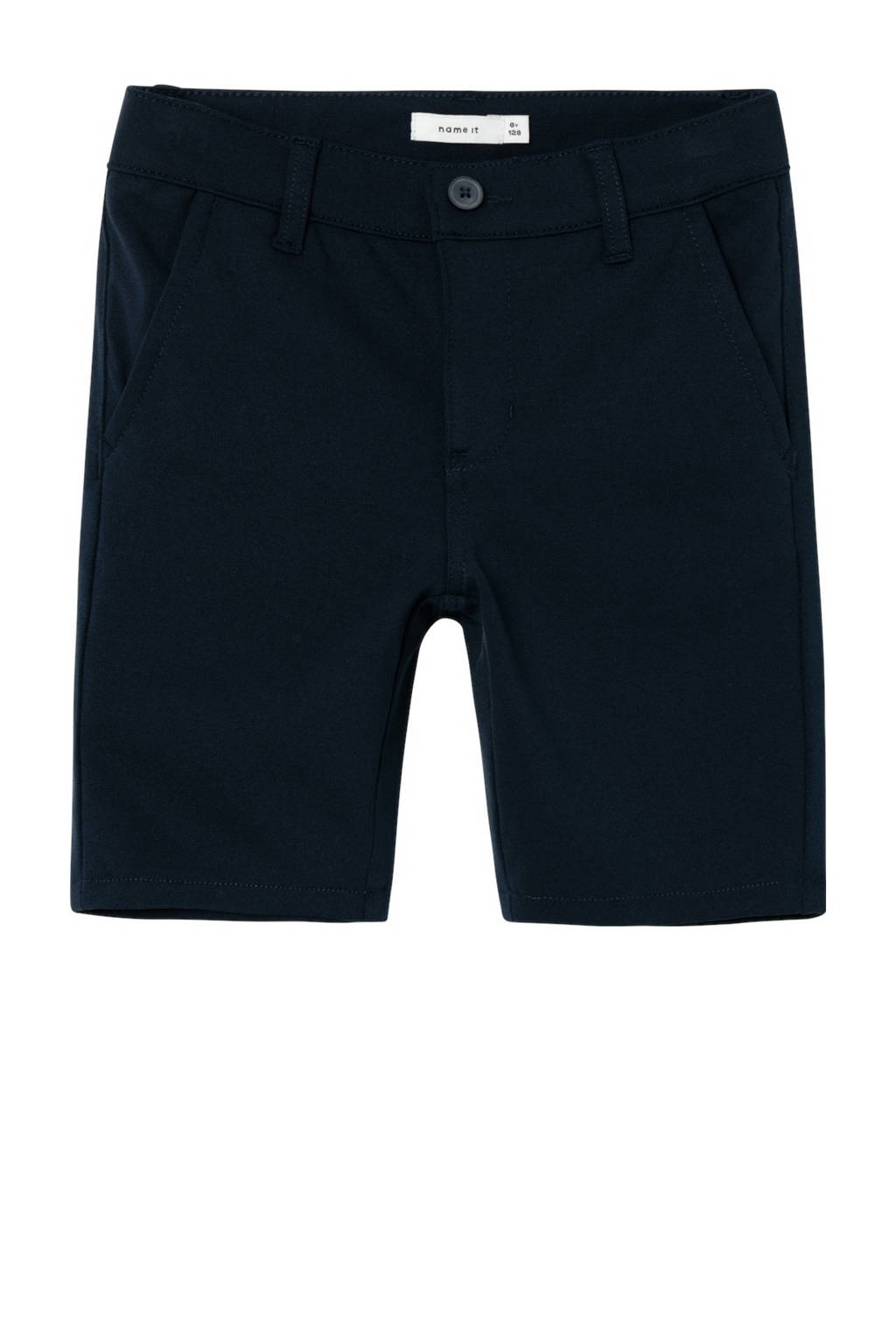 NAME IT slim fit bermuda NKMSILAS donkerblauw