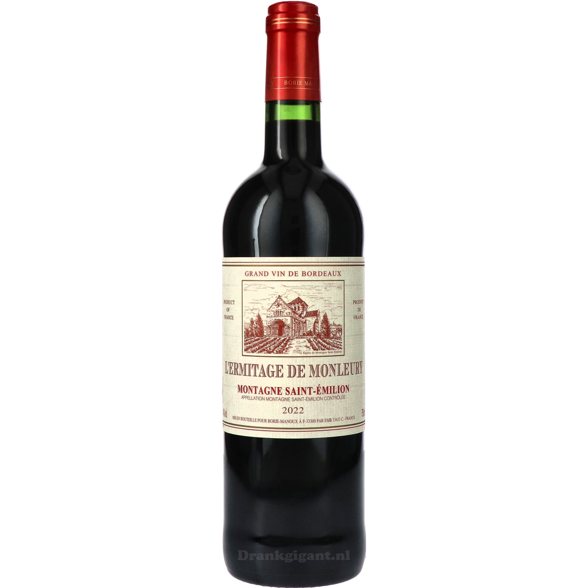L'Ermitage De Monleury Montagne Saint-Émilion 75 cl
