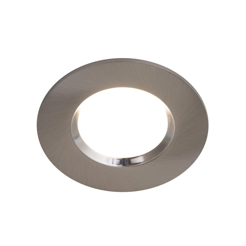 LED inbouwspot Mahi in mat nikkel, 8,5W, 621lm, IP65